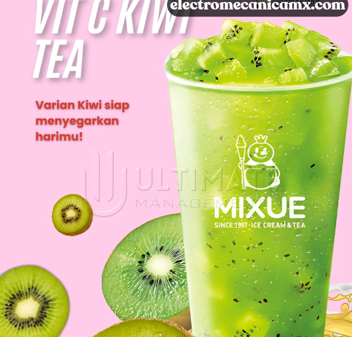 Kiwi Fruit Tea Mixue, Minuman Segar Tinggi Vitamin C