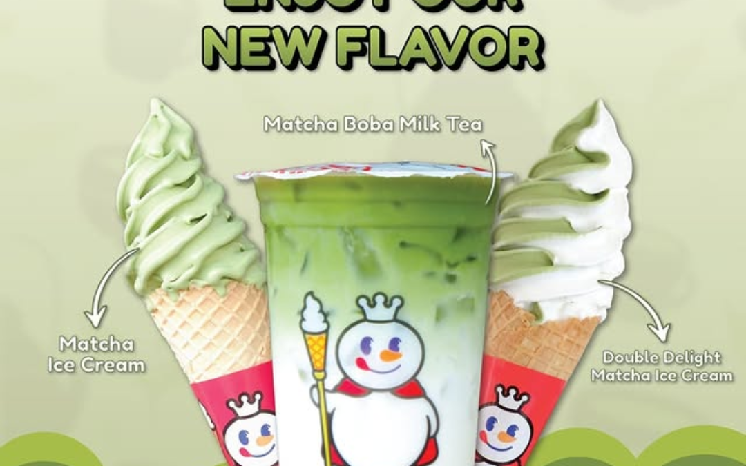 Duo Matcha Hits Ice Cream & Boba dari Mixue Manado