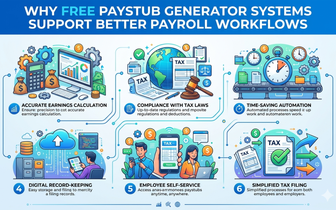 Why Free Paystub Generator Systems Support Better Payroll Workflows
